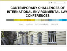 Tablet Screenshot of environmentlawconference.com